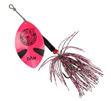 Блесна-вертушка на сома DAM MADCAT Big Blade Spinner 55гр тройник №2/0 (pink)