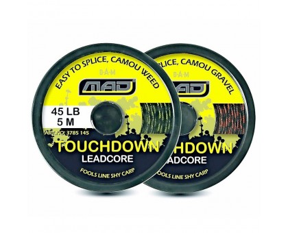 Лидкор DAM MAD Touchdown LeadCore 10м 45lbs/20кг (color-camou weed)