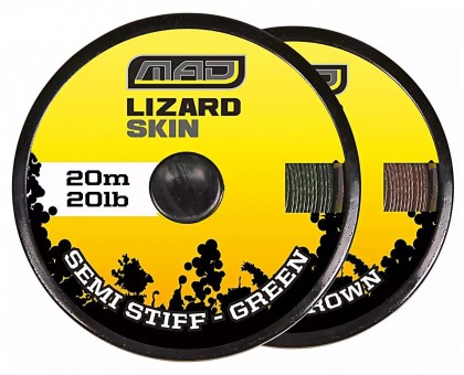 Шнур поводочный DAM MAD Lizard Skin Semi Stiff Green 20м 20lb (color-green) Шнур поводочный DAM MAD Lizard Skin Semi Stiff Green 20м 20lb (color-green)