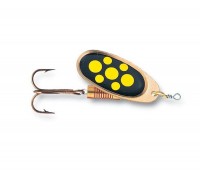 Блесна-вертушка DAM Effzett Standart 12гр (black spotted)