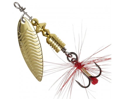 Блесна-вертушка DAM Effzett UV-Spinner с бородкой 3гр (gold) Блесна-вертушка DAM Effzett UV-Spinner с бородкой 3гр (gold)