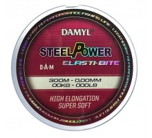 Леска DAM DAMYL Steelpower Elasti-Bite Mono 0,35мм 300м 15кг (hi-viz pink)