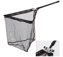 Подсак раскладной DAM BAERENSTARK Landing Net 2.10м с прорезиненной сеткой голова 50см х 50см x 50см