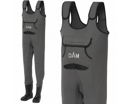 Заброды неопреновые (Вейдерсы) DAM Dryzone Neoprene Waders с наколенниками 4мм 46/47р. Заброды неопреновые (Вейдерсы) DAM Dryzone Neoprene Waders с наколенниками 4мм 46/47р.