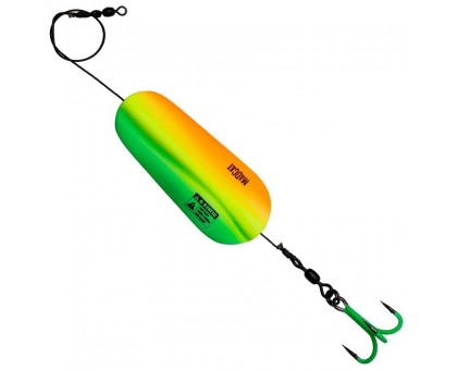 Блешня коливалка сомова DAM MADCAT A-STATIC Inline Spoon 125гр (firetiger)