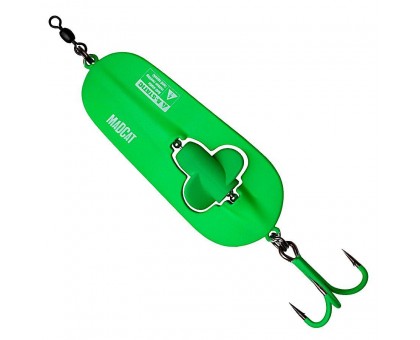 Блесна-колебалка DAM MADCAT A-STATIC Rattlin Spoon 110гр (green) Блесна-колебалка DAM MADCAT A-STATIC Rattlin Spoon 110гр (green)