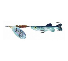 Блесна-вертушка DAM Effzett MINNOW SPINNER 13гр (silver/black)