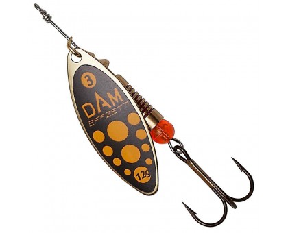 Блесна-вертушка DAM Effzett Predator 12гр (blacky)