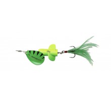 Блесна-вертушка DAM Effzett Rattlin' Spinner 11см 18гр (Fluo yellow/green)