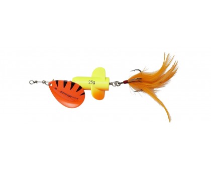Блесна-вертушка DAM Effzett Rattlin' Spinner 11см 18гр (Fluo yellow/orange) Блесна-вертушка DAM Effzett Rattlin' Spinner 11см 18гр (Fluo yellow/orange)