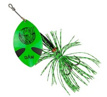 Блесна-вертушка на сома DAM MADCAT Big Blade Spinner 55гр тройник №2/0 (green)