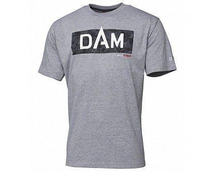 Футболка DAM Logo Tee L Grey Melange Футболка DAM Logo Tee L Grey Melange